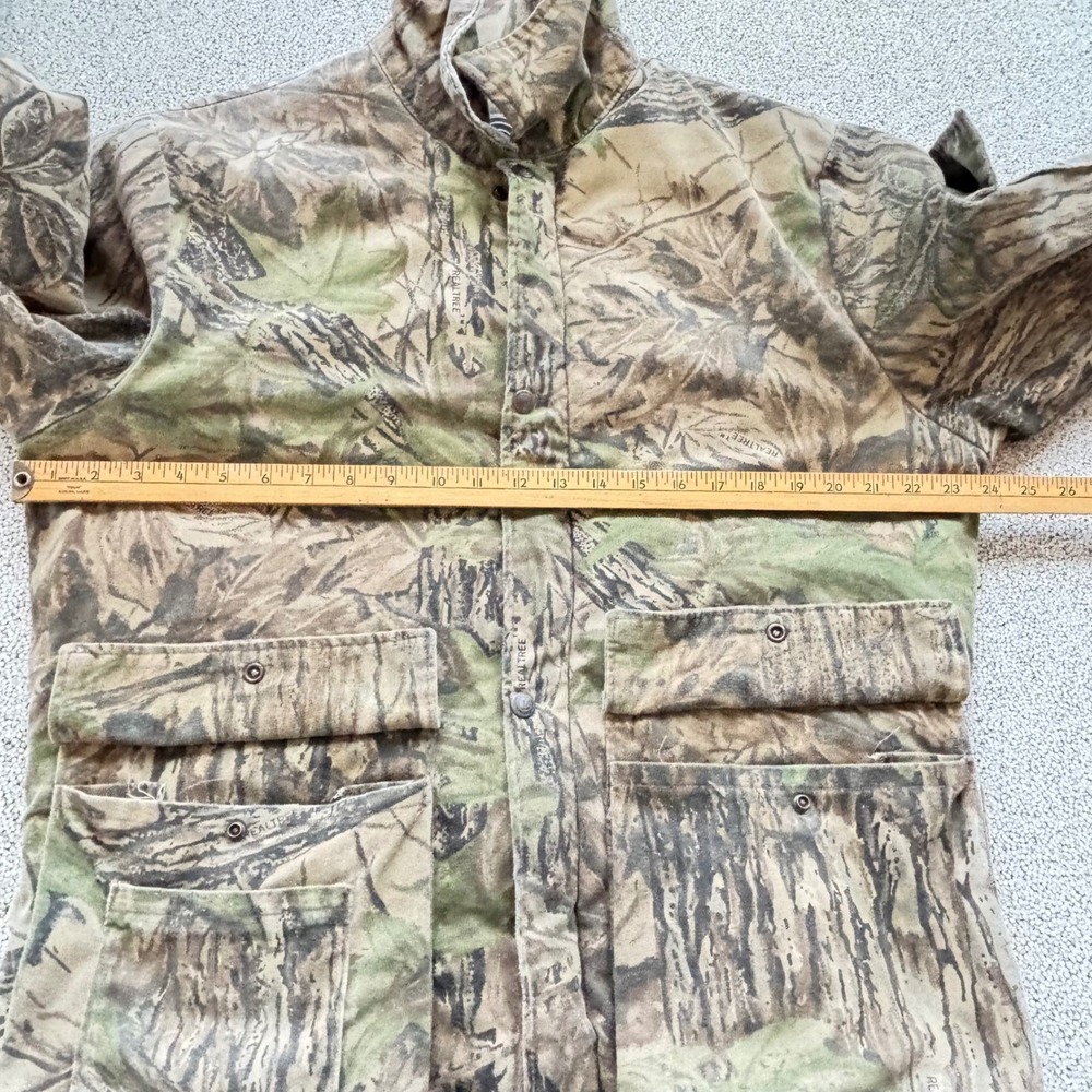 10X Realtree Camo Jacket Mens M Made in USA Insulated Hunting Outdoor Coat Hood - Picture 14 of 16